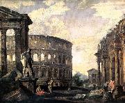 Ancient Roman Ruins Giovanni Paolo Panini